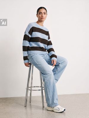Sweter damski casual Sinsay ze sklepu: Sinsay w kategorii: Swetry damskie - zdjęcie CC22A15-4CA-6968_130JK