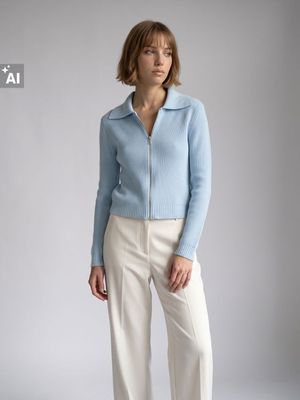 Sweter damski casual Sinsay ze sklepu: Sinsay w kategorii: Swetry damskie - zdjęcie CC22A15-4CA-6968_130KI