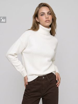 Sinsay - Sweter damski na zimę ze sklepu: Sinsay w kategorii: Swetry damskie - zdjęcie CC22A15-4CA-6968_130KJ