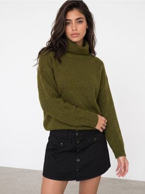 Sinsay - Sweter damski na zimę ze sklepu: Sinsay w kategorii: Swetry damskie - zdjęcie CC22A15-4CA-6968_130KJ