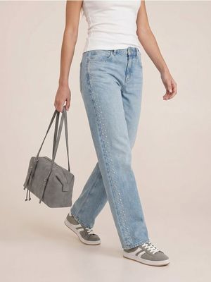 Jeansy damskie casual Sinsay ze sklepu: Sinsay w kategorii: Jeansy damskie - zdjęcie CC22A15-4CA-6968_132JS