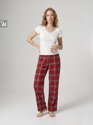 Sinsay - Piżama z haftem casual ze sklepu: Sinsay w kategorii: Piżamy damskie - zdjęcie CC22A15-4CA-6968_135JK