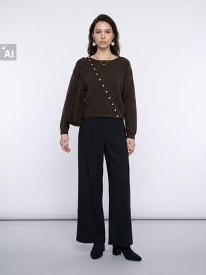 Sweter damski na zimę Sinsay ze sklepu: Sinsay w kategorii: Swetry damskie - zdjęcie CC22A15-4CA-6968_136KJ