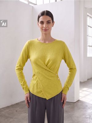Sinsay - Sweter damski casual ze sklepu: Sinsay w kategorii: Swetry damskie - zdjęcie CC22A15-4CA-6968_145KJ