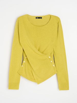 Sinsay - Sweter damski casual ze sklepu: Sinsay w kategorii: Swetry damskie - zdjęcie CC22A15-4CA-6968_145KJ