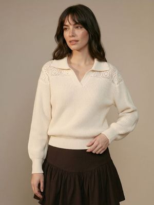 Sweter damski na zimę Sinsay ze sklepu: Sinsay w kategorii: Swetry damskie - zdjęcie CC22A15-4CA-6968_146KI