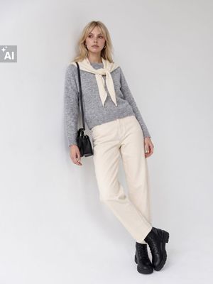 Sinsay - Sweter damski casual ze sklepu: Sinsay w kategorii: Swetry damskie - zdjęcie CC22A15-4CA-6968_150KJ