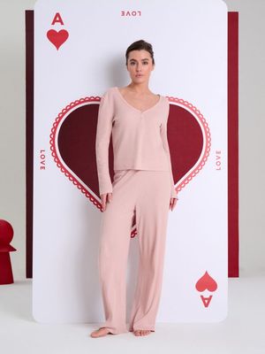 Piżama z nadrukami Sinsay ze sklepu: Sinsay w kategorii: Piżamy damskie - zdjęcie CC22A15-4CA-6968_151GF