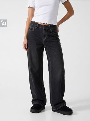 Jeansy damskie na wiosnę casualowe Sinsay ze sklepu: Sinsay w kategorii: Jeansy damskie - zdjęcie CC22A15-4CA-6968_151JS