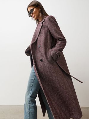 Płaszcz damski casual jesienny Sinsay ze sklepu: Sinsay w kategorii: Płaszcze damskie - zdjęcie CC22A15-4CA-6968_154KU