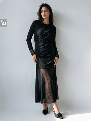 Sukienka casual Sinsay ze sklepu: Sinsay w kategorii: Sukienki - zdjęcie CC22A15-4CA-6968_160MF
