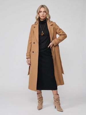 Płaszcz damski jesienny Sinsay ze sklepu: Sinsay w kategorii: Płaszcze damskie - zdjęcie CC22A15-4CA-6968_163KU