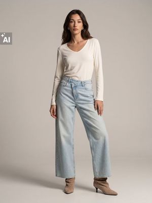 Jeansy damskie Sinsay ze sklepu: Sinsay w kategorii: Jeansy damskie - zdjęcie CC22A15-4CA-6968_166JS