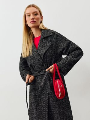 Płaszcz damski Sinsay ze sklepu: Sinsay w kategorii: Płaszcze damskie - zdjęcie CC22A15-4CA-6968_171KU