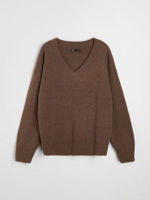 Sweter damski casual Sinsay ze sklepu: Sinsay w kategorii: Swetry damskie - zdjęcie CC22A15-4CA-6968_174KJ
