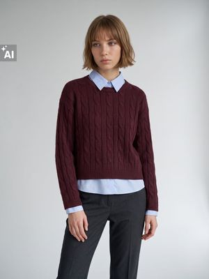 Sweter damski Sinsay ze sklepu: Sinsay w kategorii: Swetry damskie - zdjęcie CC22A15-4CA-6968_176KJ