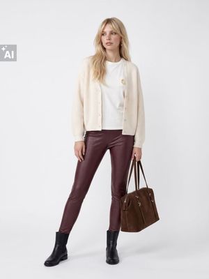 Spodnie damskie casual Sinsay ze sklepu: Sinsay w kategorii: Spodnie damskie - zdjęcie CC22A15-4CA-6968_181JV