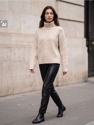 Sweter damski na zimę Sinsay ze sklepu: Sinsay w kategorii: Swetry damskie - zdjęcie CC22A15-4CA-6968_186KJ