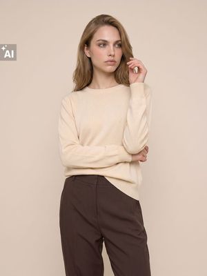Sinsay - Sweter damski casual ze sklepu: Sinsay w kategorii: Swetry damskie - zdjęcie CC22A15-4CA-6968_200KJ
