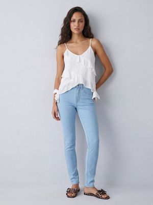 Jeansy damskie w miejskim stylu Sinsay ze sklepu: Sinsay w kategorii: Jeansy damskie - zdjęcie CC22A15-4CA-6968_205HC
