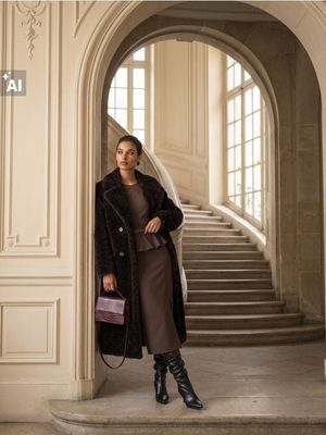 Płaszcz damski casual Sinsay ze sklepu: Sinsay w kategorii: Płaszcze damskie