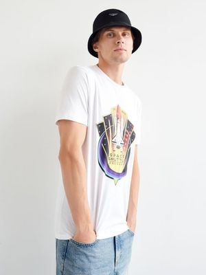 T-shirt męski w stylu młodzieżowym Sinsay ze sklepu: Sinsay w kategorii: T-shirty męskie - zdjęcie CC22A15-4CA-6968_2144O