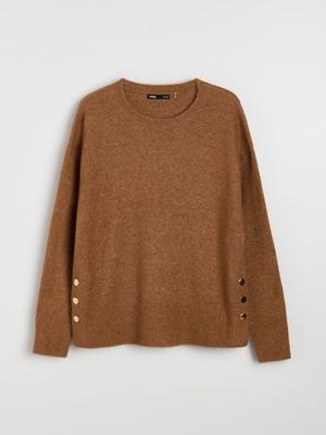 Sweter damski na zimę Sinsay ze sklepu: Sinsay w kategorii: Swetry damskie - zdjęcie CC22A15-4CA-6968_218KJ
