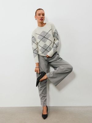Sweter damski zimowy Sinsay ze sklepu: Sinsay w kategorii: Swetry damskie - zdjęcie CC22A15-4CA-6968_219KJ