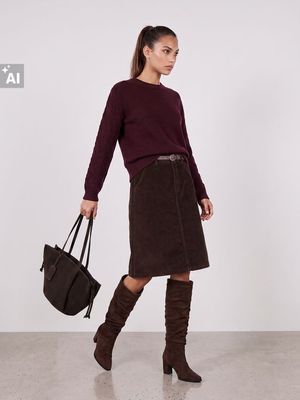 Sweter damski na zimę Sinsay ze sklepu: Sinsay w kategorii: Swetry damskie - zdjęcie CC22A15-4CA-6968_222KJ