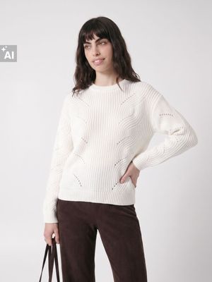 Sinsay - Sweter damski casualowy ze sklepu: Sinsay w kategorii: Swetry damskie - zdjęcie CC22A15-4CA-6968_223KJ