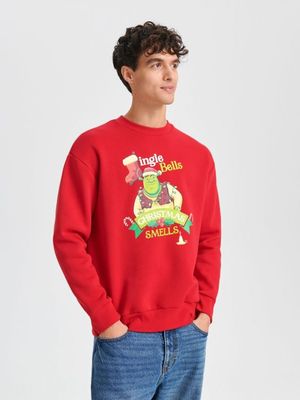 Bluza męska jesienna Sinsay ze sklepu: Sinsay w kategorii: Bluzy męskie - zdjęcie CC22A15-4CA-6968_2310O