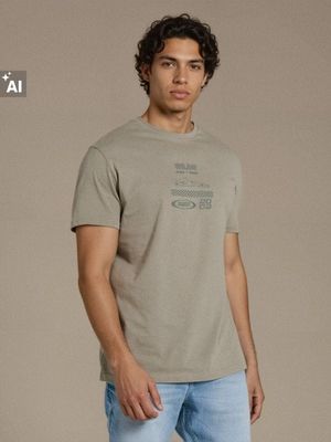 T-shirt męski na wiosnę młodzieżowy Sinsay ze sklepu: Sinsay w kategorii: T-shirty męskie - zdjęcie CC22A15-4CA-6968_245HL