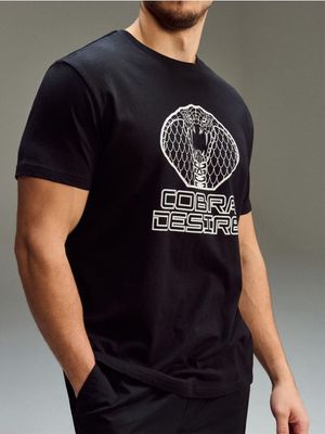 T-shirt męski Sinsay ze sklepu: Sinsay w kategorii: T-shirty męskie - zdjęcie CC22A15-4CA-6968_254HL