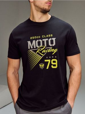 T-shirt męski Sinsay ze sklepu: Sinsay w kategorii: T-shirty męskie - zdjęcie CC22A15-4CA-6968_257HL
