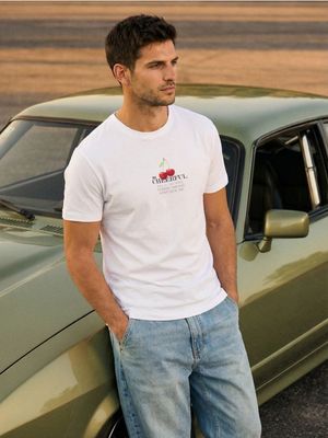 T-shirt męski Sinsay ze sklepu: Sinsay w kategorii: T-shirty męskie - zdjęcie CC22A15-4CA-6968_259HL