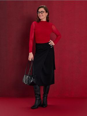 Spódnica elegancka Sinsay ze sklepu: Sinsay w kategorii: Spódnice - zdjęcie CC22A15-4CA-6968_260GZ