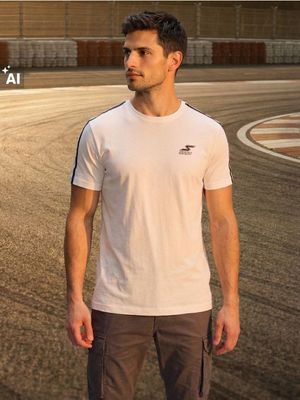 T-shirt męski casual Sinsay ze sklepu: Sinsay w kategorii: T-shirty męskie - zdjęcie CC22A15-4CA-6968_264HL