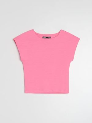 Bluzka damska casual Sinsay ze sklepu: Sinsay w kategorii: Bluzki damskie - zdjęcie CC22A15-4CA-6968_267HB