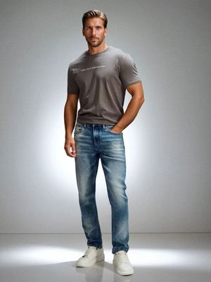 Jeansy męskie casual Sinsay ze sklepu: Sinsay w kategorii: Jeansy męskie - zdjęcie CC22A15-4CA-6968_268HR
