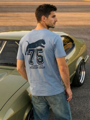 T-shirt męski na wiosnę w stylu młodzieżowym Sinsay ze sklepu: Sinsay w kategorii: T-shirty męskie - zdjęcie CC22A15-4CA-6968_269HL