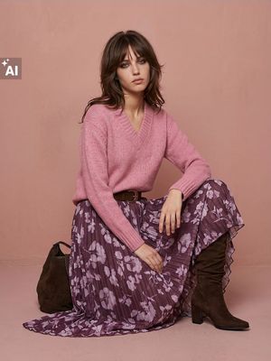 Spódnica casual Sinsay ze sklepu: Sinsay w kategorii: Spódnice - zdjęcie CC22A15-4CA-6968_275GA
