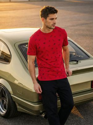 T-shirt męski casualowy Sinsay ze sklepu: Sinsay w kategorii: T-shirty męskie - zdjęcie CC22A15-4CA-6968_275HL