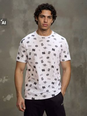 T-shirt męski młodzieżowy wiosenny Sinsay ze sklepu: Sinsay w kategorii: T-shirty męskie - zdjęcie CC22A15-4CA-6968_276HL