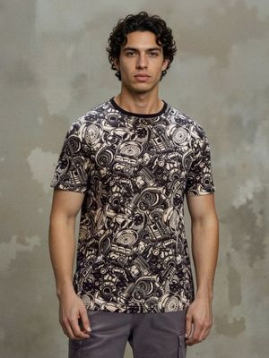 T-shirt męski młodzieżowy wiosenny Sinsay ze sklepu: Sinsay w kategorii: T-shirty męskie - zdjęcie CC22A15-4CA-6968_276HL