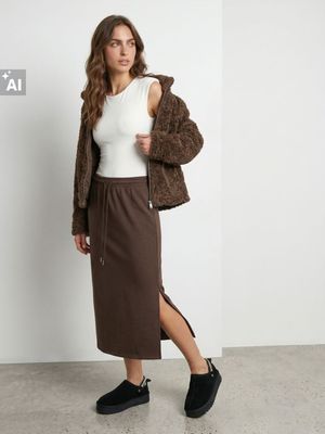 Spódnica na wiosnę elegancka Sinsay ze sklepu: Sinsay w kategorii: Spódnice - zdjęcie CC22A15-4CA-6968_277GA