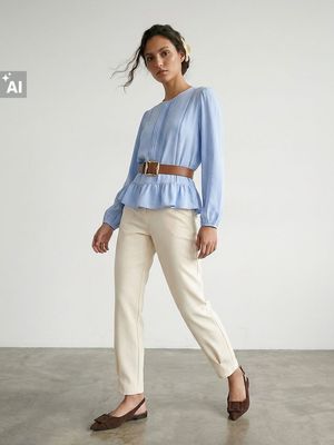 Bluzka damska casualowa Sinsay ze sklepu: Sinsay w kategorii: Bluzki damskie - zdjęcie CC22A15-4CA-6968_281GA