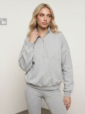 Bluza damska na jesień casual Sinsay ze sklepu: Sinsay w kategorii: Bluzy damskie - zdjęcie CC22A15-4CA-6968_281JY