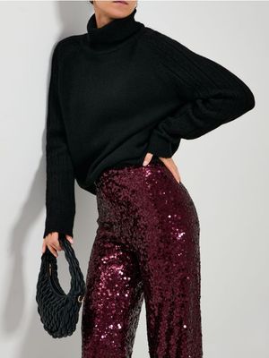 Sweter damski casual Sinsay ze sklepu: Sinsay w kategorii: Swetry damskie - zdjęcie CC22A15-4CA-6968_283GT
