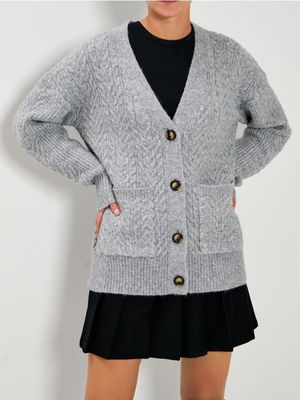 Sweter damski casual na zimę Sinsay ze sklepu: Sinsay w kategorii: Swetry damskie - zdjęcie CC22A15-4CA-6968_284GT