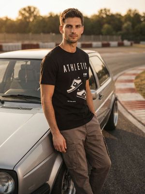 T-shirt męski w stylu młodzieżowym Sinsay ze sklepu: Sinsay w kategorii: T-shirty męskie - zdjęcie CC22A15-4CA-6968_285HL